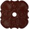 Ekena Millwork Flower Ceiling Medallion (Fits Canopies up to 6 1/4"), 29"OD x 3 5/8"ID x 1 3/8"P, Brushed Mahogany CM29FWBMF - alternate 1